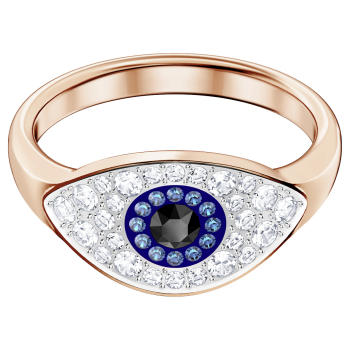 Pierścionek SWAROVSKI • Duo Ring Evil Eye 5425858 