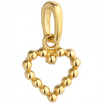 Zawieszka złota serce z kuleczek FUG6-21-Z00220-2