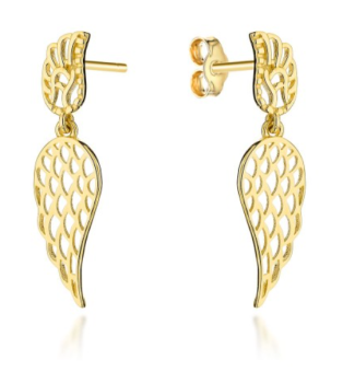 Kolczyki złote skrzydła FUG7-34-K01630-2
