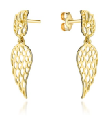 Kolczyki złote skrzydła FUG7-34-K01630-2