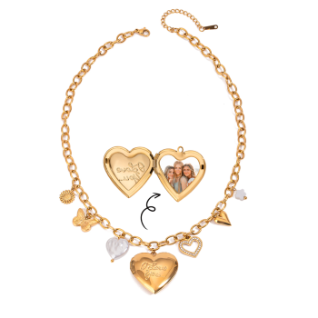 Naszyjnik serce sekretnik puzderko z dedykacją FUGJDNW2409040