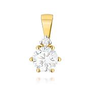 Zawieszka z żółtego złota z diamentami laboratoryjnymi FZ076-585-LD0.52