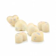 Naturalny wosk sojowy do kominka serca - CZEKOLADA