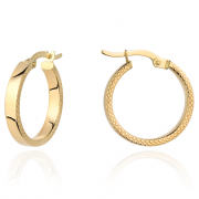 Kolczyki złote koła FUG7-17-K01073-2