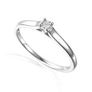 Pierścionek zaręczynowy z brylantem R55118SW