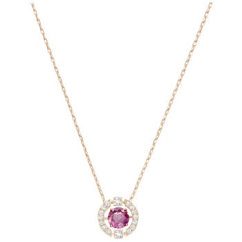 Naszyjnik Swarovski • Sparkling Dance Round Necklace, Red 5279421
