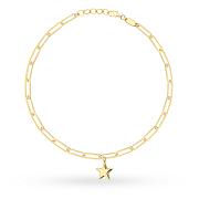 Bransoletka złota ogniwa i gwiazdka FUG2-31-B01014-2