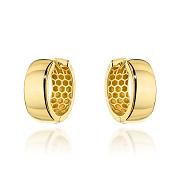 Kolczyki złote gładkie szerokie kółka FUG7-K01742-585