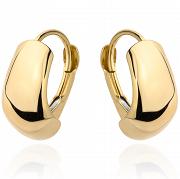 Kolczyki złote gładkie na angielskim zapięciu FUG7-17-K00936-2