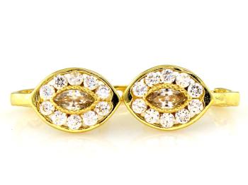 Kolczyki złote z cyrkoniami KL3593 