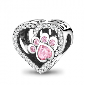 Charms Różowa łapka METFUG0818