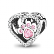 Charms Różowa łapka METFUG0818