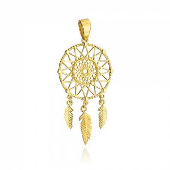 Zawieszka złota łapacz snów FUG6-17-Z00437-2