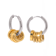 Kolczyki pozłacane FUGJDE2405019-PS