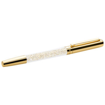 Długopis SWAROVSKI GRAWER GRATIS • Crystalline Stardust Rollerball Pen, Pale Gold Plated 5136546