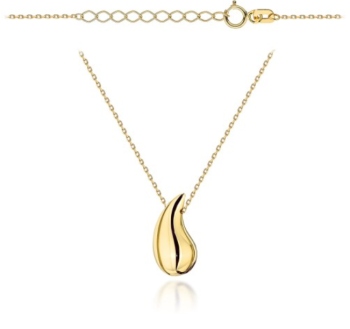 Naszyjnik złoty kropla FUG3-N00668-585