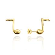 Kolczyki złote nutki FUG6-37-K01638-2