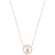 Naszyjnik SWAROVSKI • Hollow Pendant, Small, White, Rose gold plating 5289495