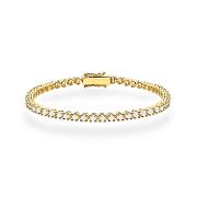 Złota bransoletka z diamentami laboratoryjnymi FB028-585-LD2.16