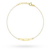 Bransoletka złota delikatne ogniwa FUG2-B01060-585