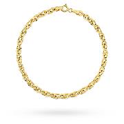 Bransoletka złota splot Irydia 19cm FUG2-B01093-585/19