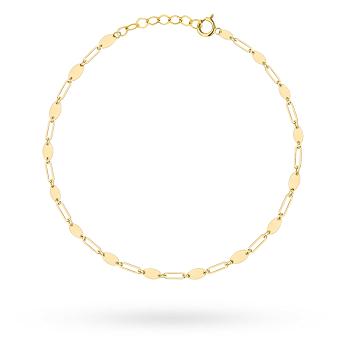 Bransoletka złota ogniwa i owale FUG2-40-B01011-2