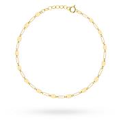 Bransoletka złota ogniwa i owale FUG2-40-B01011-2