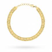 Bransoletka złota diamentowane kwadraty FUG2-25-B00937-2