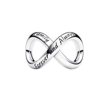 Charms Pandora z symbolem nieskończoności Na zawsze przy Tobie 793243C00 GRAWER GRATIS