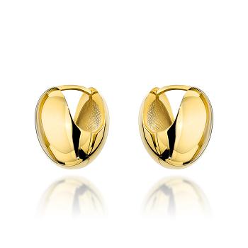 Kolczyki złote gładkie kule FUG7-17-K01580-2