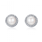 Kolczyki srebrne z cyrkoniami KFUG097