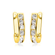 Kolczyki złote z cyrkoniami XFZ1460B