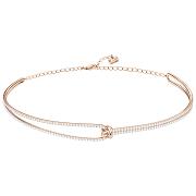 Choker Swarovski • Lifelong Choker, White, Rose gold plating 5392925