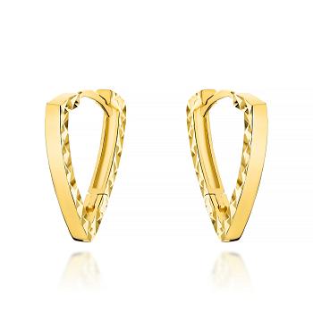 Kolczyki złote diamentowane trójkąty FUG7-17-K01608-2