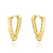 Kolczyki złote diamentowane trójkąty FUG7-17-K01608-2