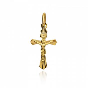 Złoty krzyżyk z Jezusem FUG4-15-K0017-2