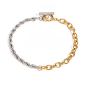 Bransoletka damska dwukolorowa FUGJDB2409034-PS-1