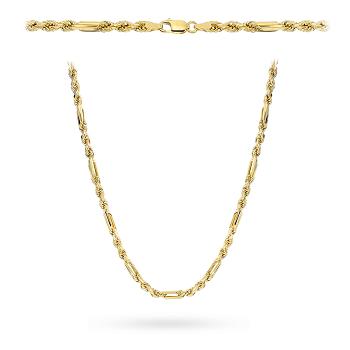 Naszyjnik złoty korda i ogniwa 45cm FUG3-41-N00638-2