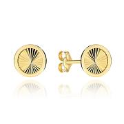 Kolczyki złote diamentowane kółka FUG7-K01622-375