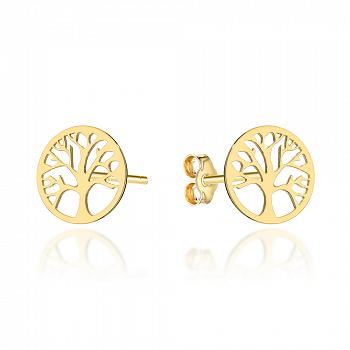 Kolczyki złote drzewko szczęścia FUG7-34-K01527-2