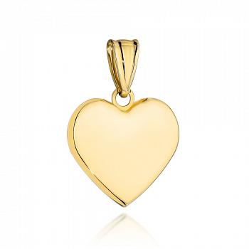 Zawieszka złota gładkie serce FUG6-34-Z00522-2