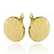 Kolczyki złote muszle w kole FUG7-17-K00892-2