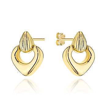 Kolczyki złote ruchoma łezka FUG7-K01847-585