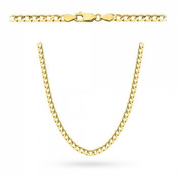 Złoty łańcuszek Pancerka diamentowana 55 cm FUG1-26-L00069-2/4.96