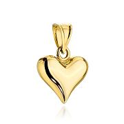 Zawieszka złota gładkie serce FUG6-Z00652-585
