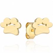 Kolczyki złote psie łapki FUG7-4-K00804-2