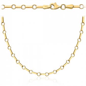 Naszyjnik złoty kółka i owale FUG3-25-N00352-2