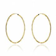 Kolczyki złote kółka diamentowane 4cm FUG7-33-K01499-2