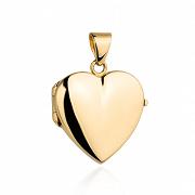 Zawieszka puzderko serduszko duże gładkie serce FUGPUZ375