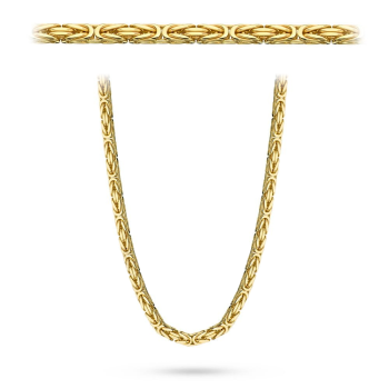 Złoty łańcuszek splot Królewski 45 cm FUG1-26-L00139-2